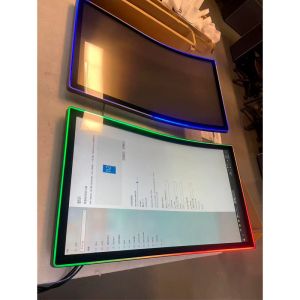 New Custom 300cd/㎡ C-Shape Brightness 32 Inch Curved Touch Screen Curved Screen