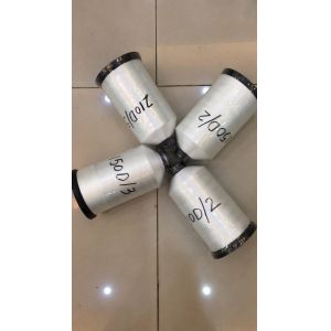 Heatproof Spun Polyester Yarn , 210D/3 100 Polyester Thread