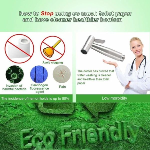 Rinse Ass 75g Toilet Spray Shattaf OEM High Water Pressures