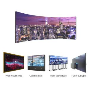 Seamless 49inch TFT LCD Video Wall Display For Advertising