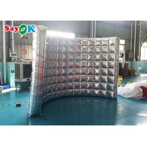 White LED Inflatable Photo Booth Wall Weddings Birthdays Events Advertising