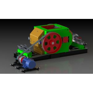 BBT Minerals Processing Equipment Double Roller Hammer Mill Crusher Customized