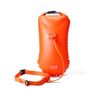 China Outdoor Sail pull Inflatable floating dry bag,Open Water Swimming Swim Buoy on sale