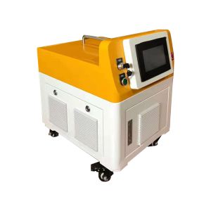 Small Portable Laser Cleaning Machine on Steel Surface Remove Oil 100Watt