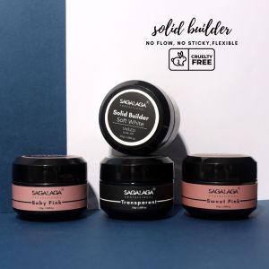 UV LED Solid Builder Hard Gel for Nails 50g Clear for Nails 3D Sculpting Gel Non