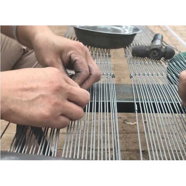 Black Oxidation Stainless Steel Cable Mesh 3mm for Decoration