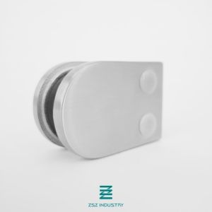 Cheap Stainless Steel Balustrades Glass Railing Clamps D Model Silver Color H45mm X W63mm for sale