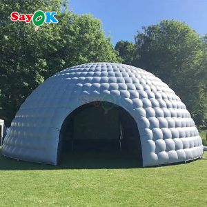 Portable Waterproof Oxford Fabric Large Inflatable Igloo Tent for Party Event