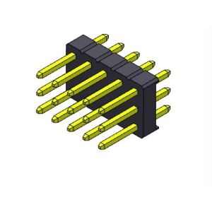 Pin Header Connector 2.54mm Triple Row DIP TYPE 3*2PIN To 3*40PIN H=2.54MM
