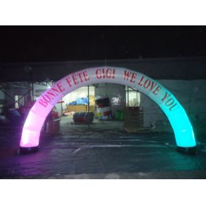 Digital printing Led light with Oxford fabric material inflatable advertising