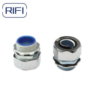 20mm 25mm connector Metalico Recto Flexible Conduit Connector