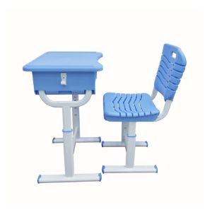 Cheap Customized Office Furniture White , Blue , Green , Grey , Wood Grain Student Desks And Chairs for sale