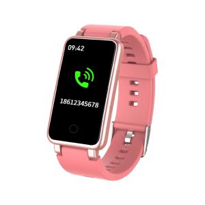 0.96inch 1.14inch Sleep Monitoring Smartwatch Custom Black Blue Pink