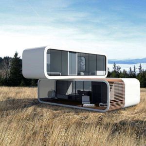 CE Luxury Residential Prefab Folding Container House Weather Resistant