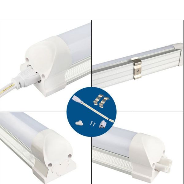 Quality High Lumen T8 Integrated Led Light 1ft 2ft 3ft 4ft 8ft Integrated V Shape T8 Led Tube 160lm/W With 5 Years Warranty wholesale