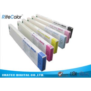 Odorless Wide Format Inks , 440ML Eco Sol Max Ink Cartridges With Chips