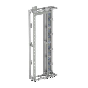 China FTTH 19inch Silver/Gray Open Rack Aluminum Profile Fiber Optical Distribution Frame ODF on sale