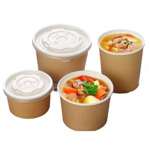 Cheap Custom Eco-friendly Food Grade Recyclable PLA Coated 1000ml Disposable