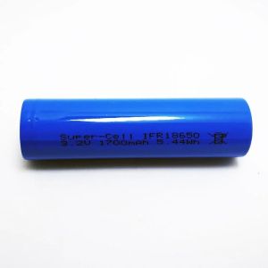 3.2 V 18650 Rechargeable LiFePO4 Battery 3.2 V 1500mah Cell Cylindrical Cell For