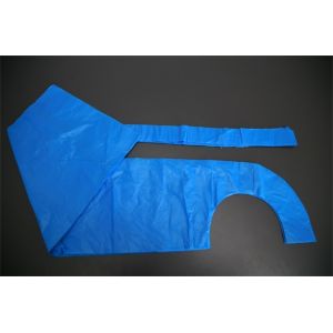 Flat Packed Disposable Polythene Aprons Biodegradable Free Sample Offered
