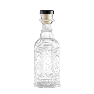 750ml Liquor Glass Bottle for Whiskey Bourbon Gin Customized Super Flint Glass