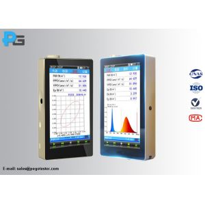 Plant Light Analyzer Led Testing Equipment 350- 800nm With LCD Touch Screen