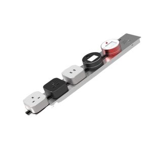 Cheap Electrical Outlet Connection Power Socket with Data Grommet Track Management System for sale