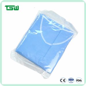 AAMI Level 2 3 4 SMMS SMS Disposable Gown With PE Coating