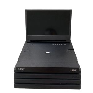High Resolution Travel PS4 Pro Portable Screen With Two HDMI Ports Audio Jacks