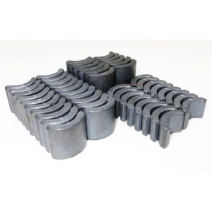 Widely Used Arc Shape Permanent Ferrite 360 Magnet For PMDC Motor