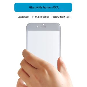 Iphone 6 OCA Glass Screen Replacement 3 In 1 With Frame 100% Test Past