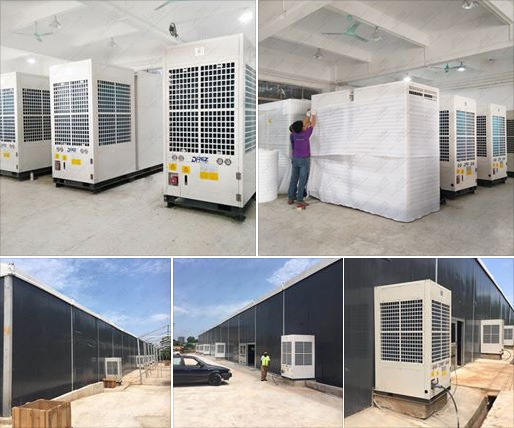 28 Ton Large Air Cooling Packaged Air Conditioner For Exhibition Tent