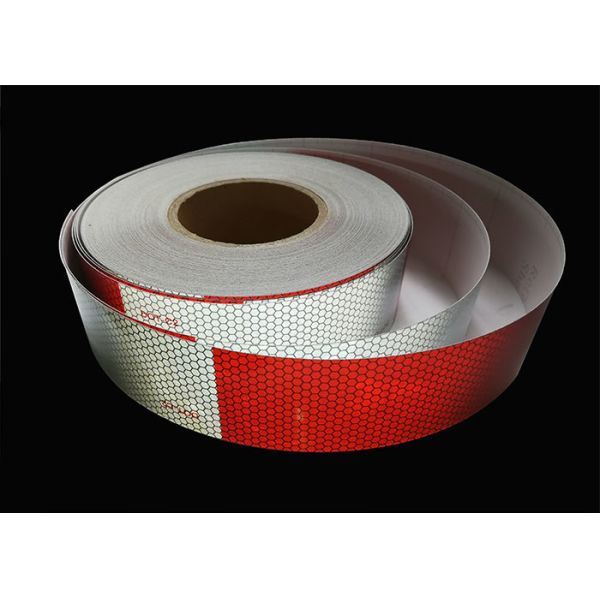 Quality Prismatic Emergency Reflective Tape / Honeycomb Reflective Tape 5cm * 45.72m wholesale
