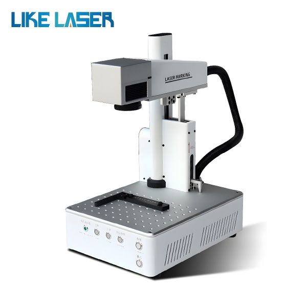 CE Certified Portable Mini Fiber Laser Marking Machine for Plastic Pet Tag Name