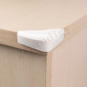 Sturdy Durable Silicone Corner Guards , Nontoxic Silicone Table Edge Protector