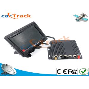 RJ45 Vehicle Blackbox Mobile DVR Full HD And Hard Disk 4 CH Video Recorder