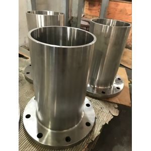 STAINLESS STEEL LONG WELD NECK FLANGE FLAT FACE ASTM A182 CL150 S32750 FFLWN