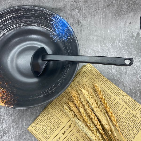 8 Inch Melamine Soup Spoon Restaurant Tableware Galaxy Pattern