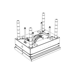 OEM / ODM ： ABS Injection Molding & Transparent Front Housing (1*1) No.22724-B