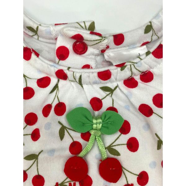 Ruffle Sleeves Baby Girl Tees All Over Print Brushed Soft Jersey And Pants All Over Print