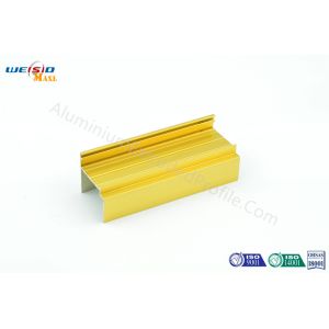 China Mirror Face Chemical Polishing Aluminium Profiles , C type Door Aluminum Extruded Shapes on sale