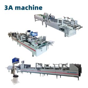 Side Glue Folder Gluer Machine for Straight Line Box Bottom Lock 10.0m*1.2m*1.3m