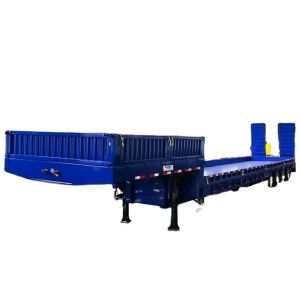 XM Group 4 Axle 50 60 Ton Gooseneck Lowbed Semi Trailer Lowboy Truck Trailer For
