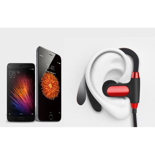2019 newest model earhook sports bluetooth wireless in-ear earphone,mobilephone bluetooth earpiece with mic