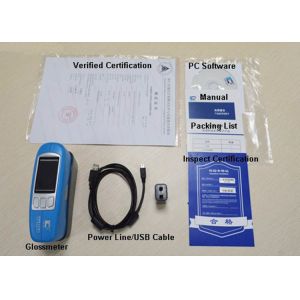 0-1000GU Single Angle Portable Gloss Meter , Gloss Level Measurement 0.5s Test