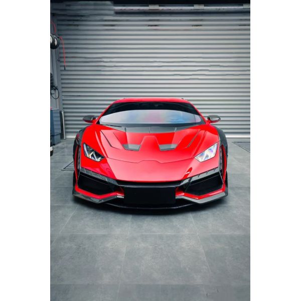 Huracan LP580 610 Carbon Fiber Body Kit EVO Replace Front Bumper Wheel Arch