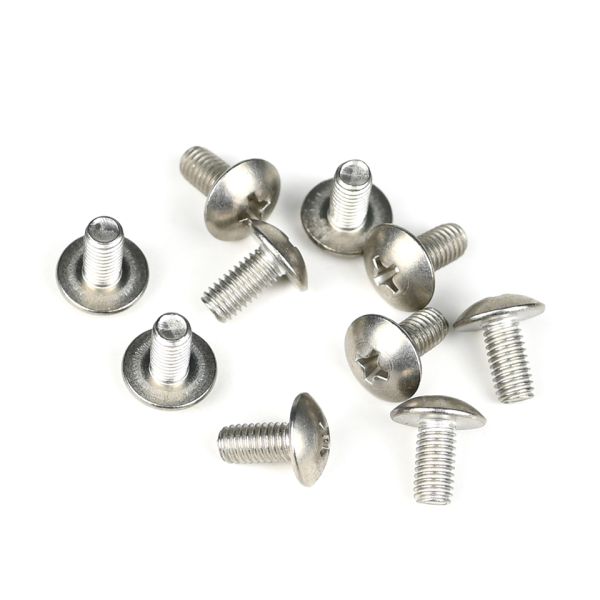 Flat Undercut Head Style Stainless Steel Metal Truss Phillips Cross Recesse Machine Screw