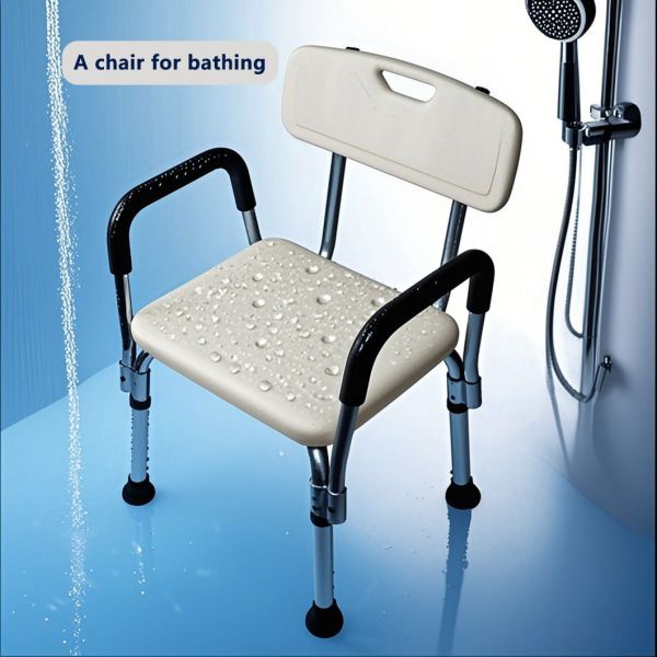 Conveniently Aluminium Fold Up Shower Seat For Disabled 56*43*73cm Water Resistant
