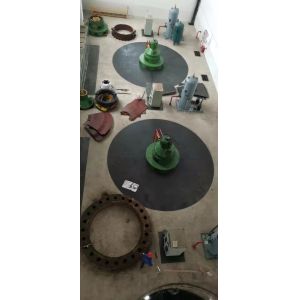 ZG20SiMn Guide Vanes Material Vertical Kaplan Hydro Turbine with Vertical Water Inlet