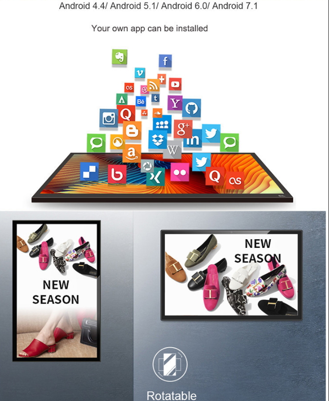 18.5 Inch IPS Android Tablet PC with RK3288 Quad Core Processor and 10-Point Capacitive Touch Screen